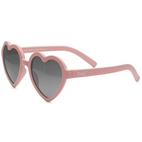 Real Shades Unbreakable Frames Sunglasses | Heart Rose Tan Pink (multiple sizes)