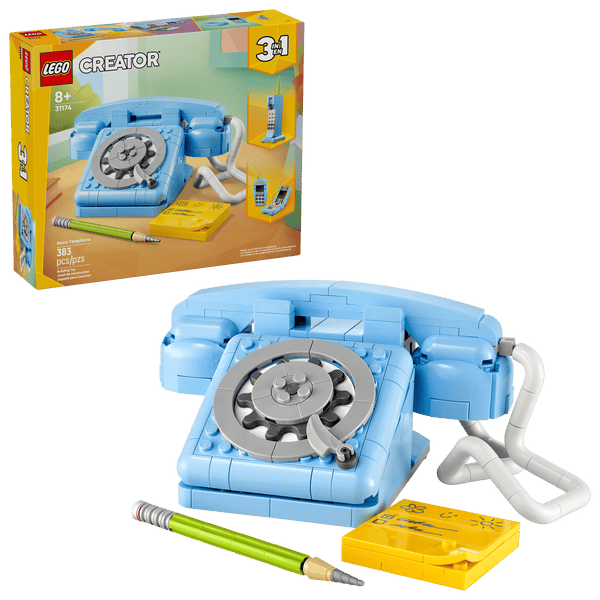 LEGO Creator |3 in 1 Retro Telephone (383 Pcs)| 31174