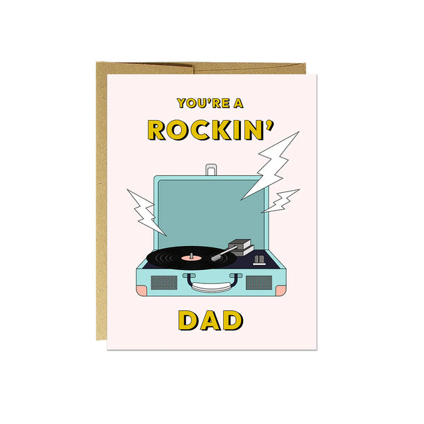 Rockin' Dad Greeting Card