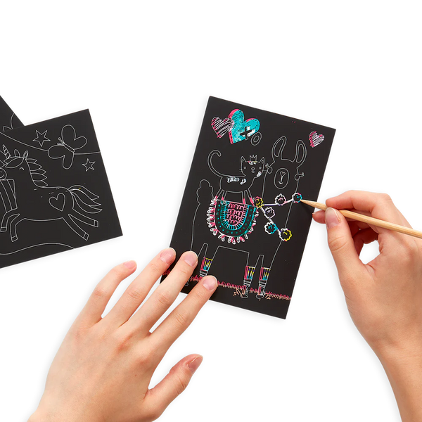 Ooly Mini Scratch & Scribble Art Kit
