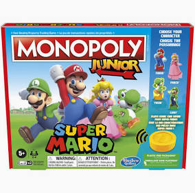 Hasbro Monopoly Junior Super Mario Edition