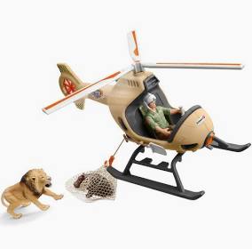 Schleich Animal Rescue in Helicopter