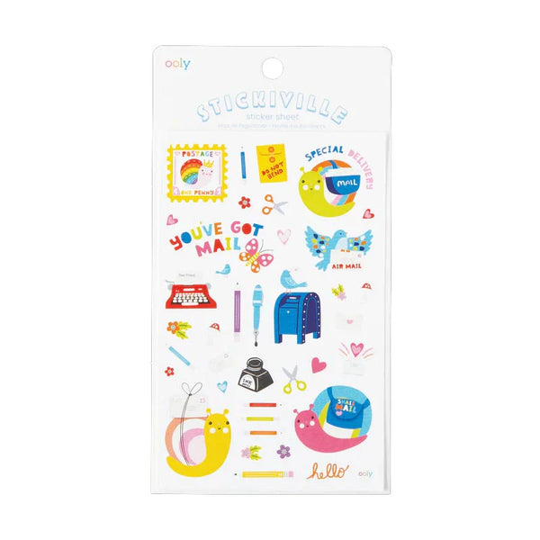 Ooly | Stickiville Standard Sticker Sheet | Snail Mail
