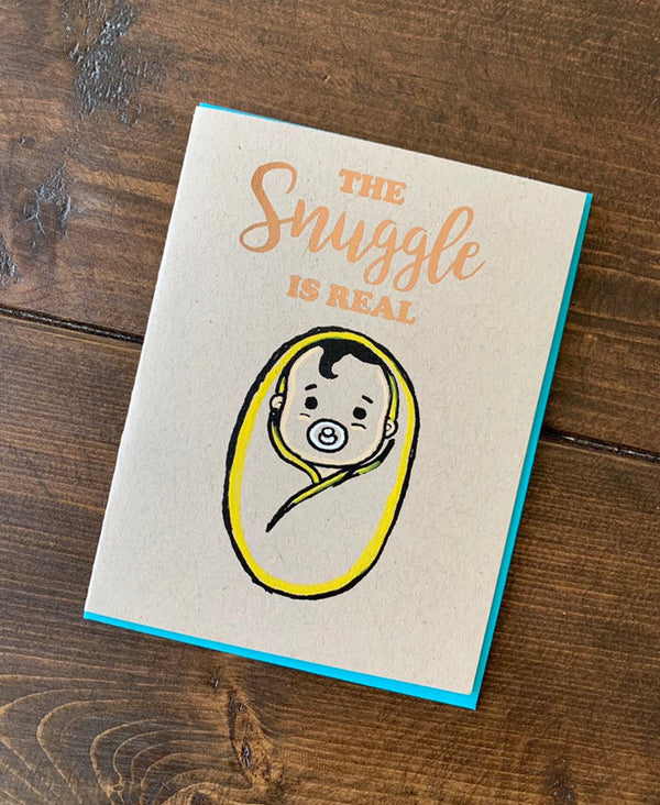 The Snuggle is Real Greeting Card