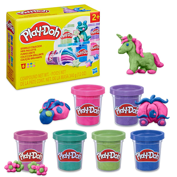 Play-Doh | Sparkle Compund Collection 6 Assorted Colours