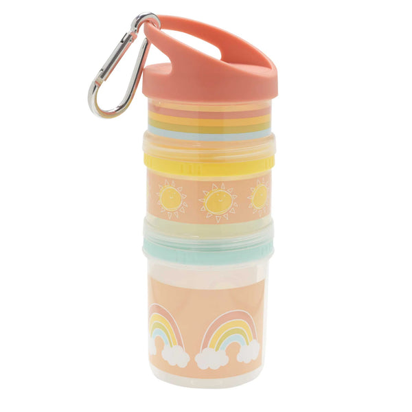 Sugarbooger Twist and Snack Stacker | Rainbows and Sunshine