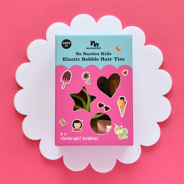 No Nasties Kids Elastic Bobble Hair Ties