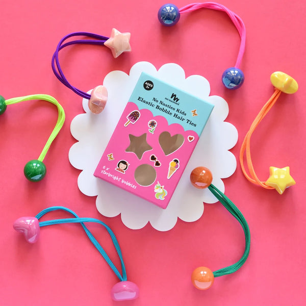 No Nasties Kids Elastic Bobble Hair Ties