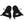 Pair of black dog coats with STNZ logo on a white background