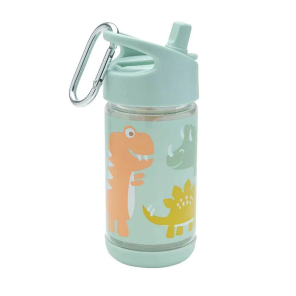 Sugarbooger | Flip and Sip Tritan Water Bottle | Dinosaur