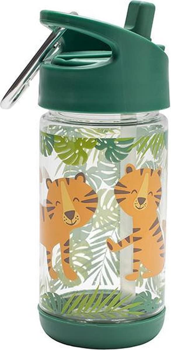 Sugarbooger Flip and Sip Tritan Water Bottle | Tiger