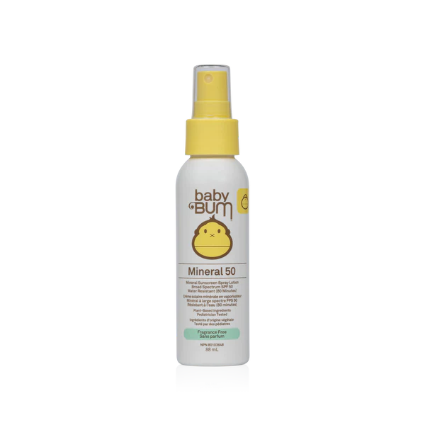 Sun Bum Baby Bum 50 SPF Mineral Sunscreen Spray