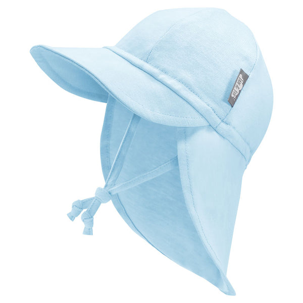 Jan and Jul | Sun Soft Cotton Baby Cap | Baby Blue