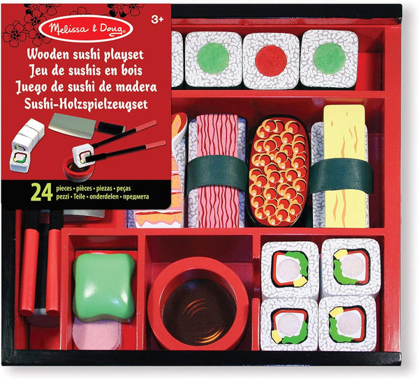 Melissa & Doug Wooden Sushi Play Set | Pretend Food Toy