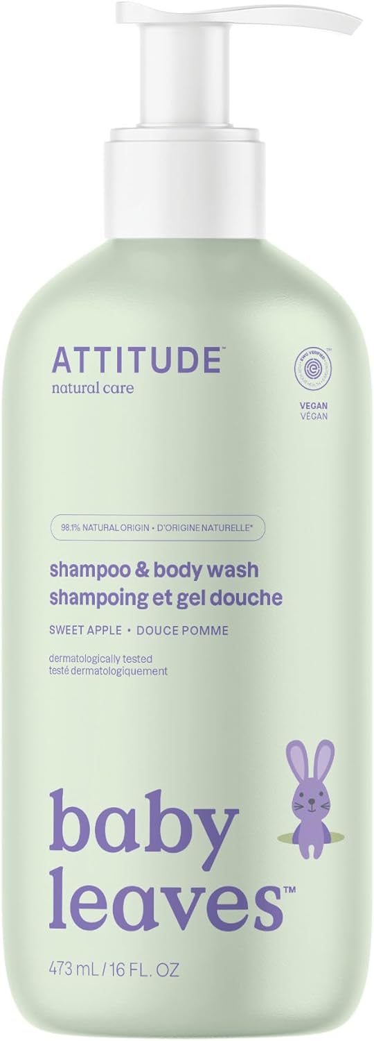 Attitude | Shampoo and Body Wash | Baby Leaves (473 mL)