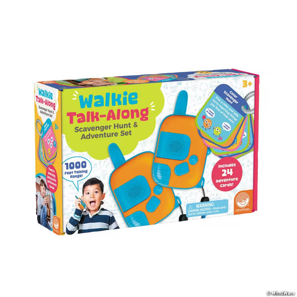 MindWare | Walkie Talk-Along Scavenger Hunt & Adventure Set