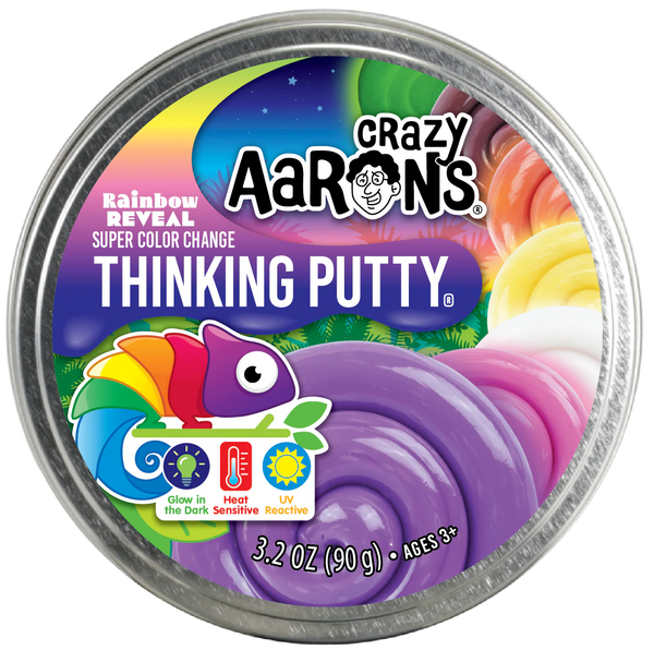 Crazy Aarons Thinking Putty | Rainbow Reveal