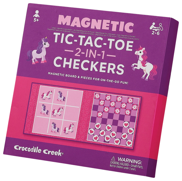 Crocodile Creek | Tic Tac Toe & Checkers Unicorn Game