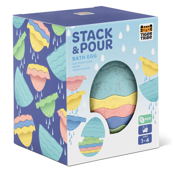 Tiger Tribe | Eco Stack & Pour Bath Egg