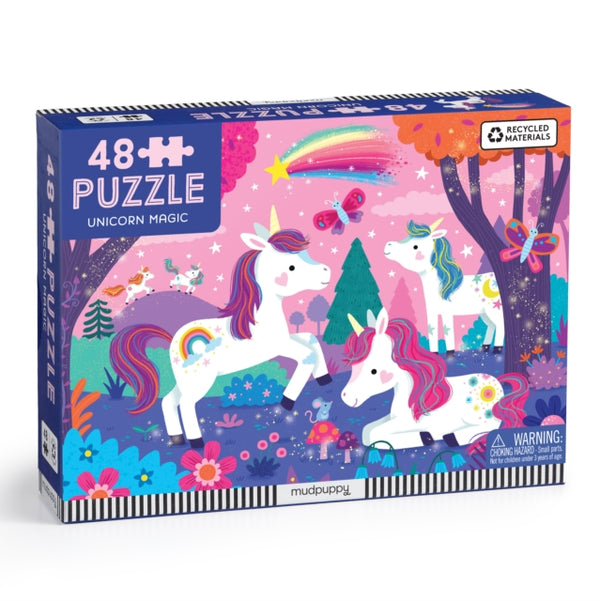 Mudpuppy Unicorn Magic 48 Piece Puzzle