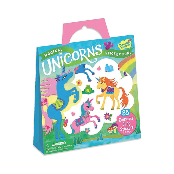 Peaceable Kingdom | Magical Unicorn Reusable Sticker Tote