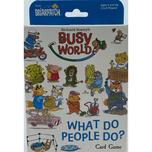 Briarpatch Richard Scary's Busy World | What Do People Do? Card Game