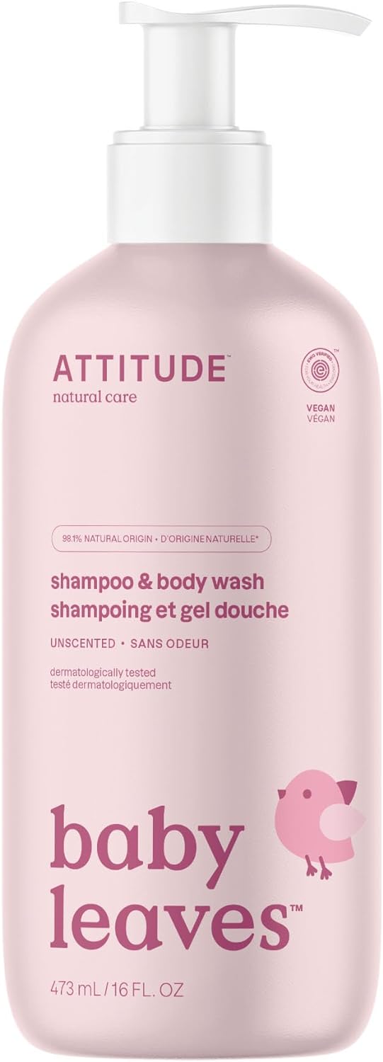 Attitude | Shampoo and Body Wash | Baby Leaves (473 mL)