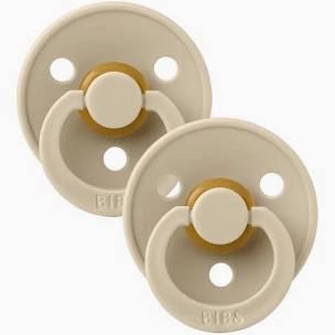 BIBS  2-Pack Latex Pacifiers | Colour Collection | Size 2 (6-18 months)