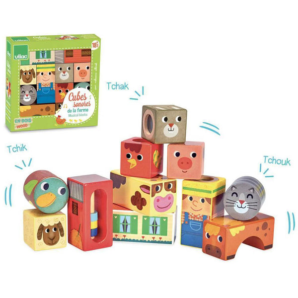 Vilac | Musical Blocks | Farm