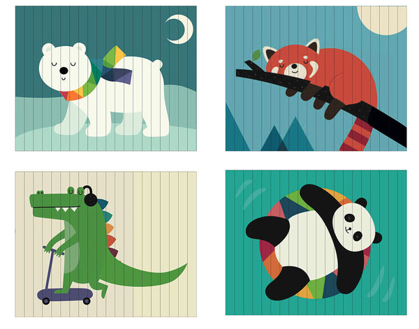 Vilac | Puzzle Trubble Animals by Andy Westface