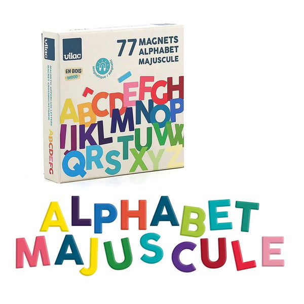 Vilac | Magnetic Uppercase Letters 77p.
