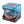 Shark toy with colorful packaging on a white background