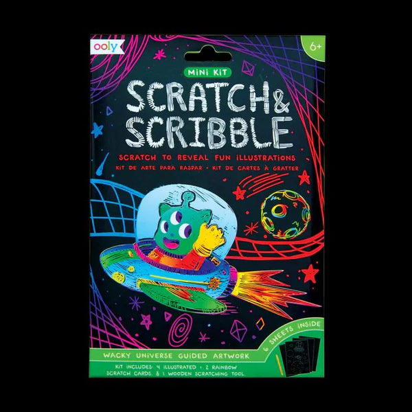 Ooly Mini Scratch & Scribble Art Kit