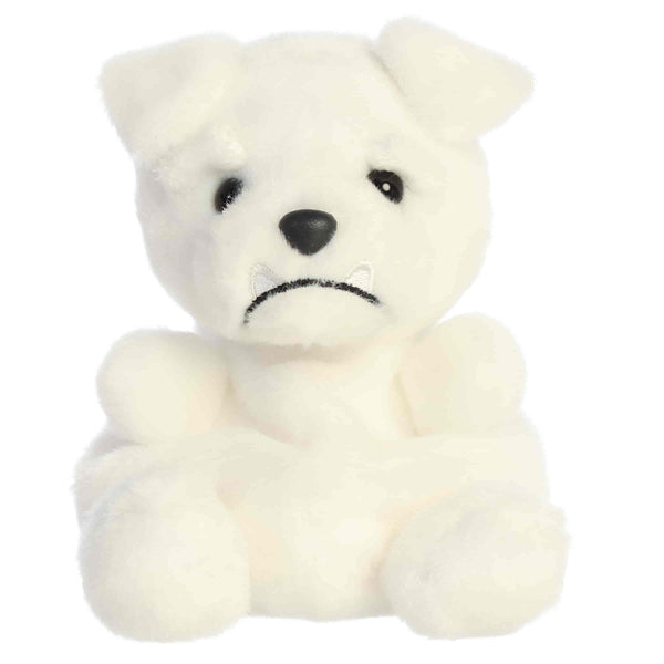 Aurora Palm Pal | Mascot White Bulldog 5"