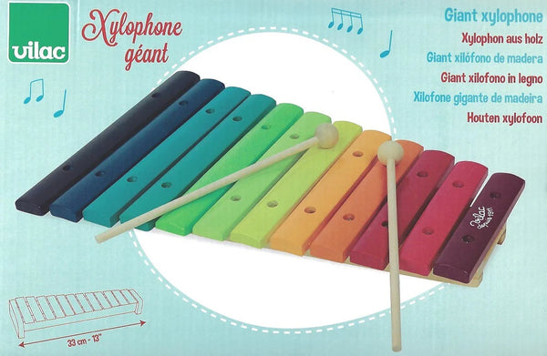 Vilac | Rainbow Wooden Xylophone
