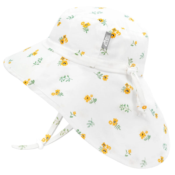 Jan & Jul Gro-With-Me Cotton Adventure Hat | Yellow Flower