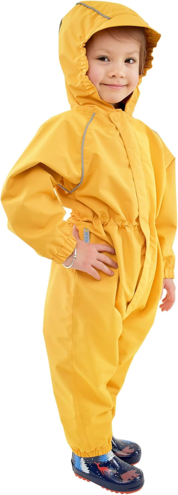 Jan and Jul Puddle-Dry Single-Layer Waterproof Rain Suit | Yellow