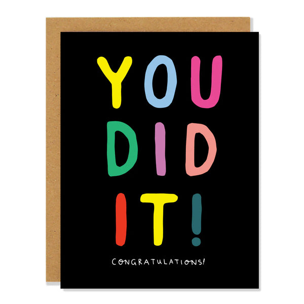 You Did It! Badger and Burke Card