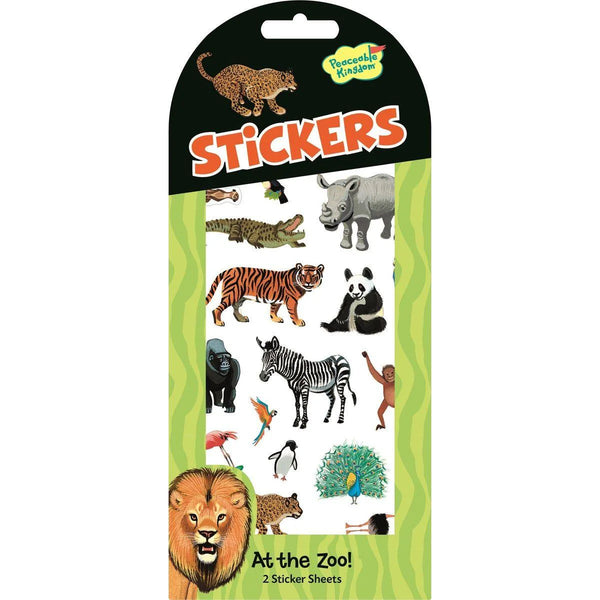 Peaceable Kingdom Zoo Animal Stickers