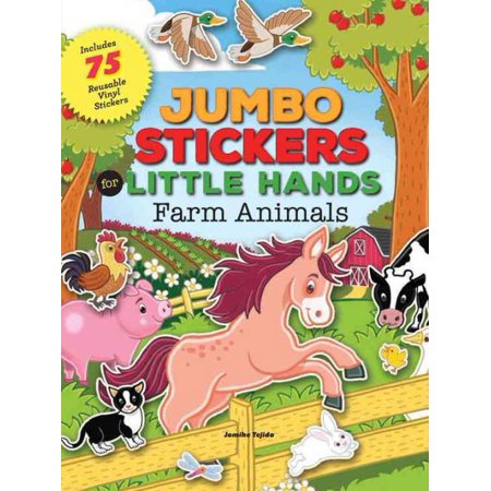 Jumbo Stickers for Little Hands: Farm Animals by Jomike Tejido