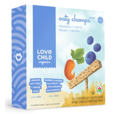 Love Child Organics Oaty Chomps, Oat Bars