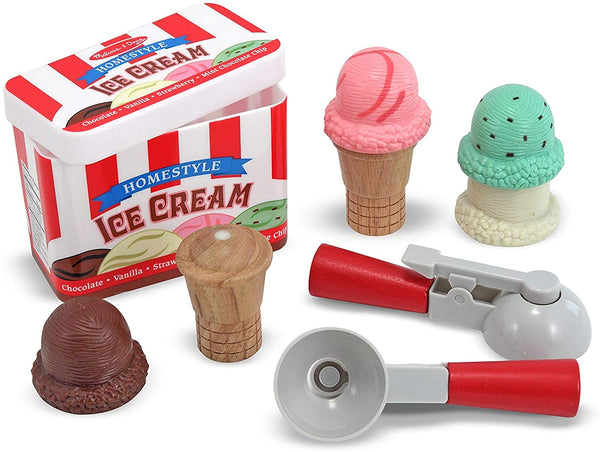 Melissa  & Doug Scoop & Stack Ice Cream Cone Magnetic Pretend Play