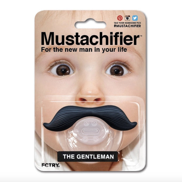 Mustache Pacifier  "THE GENTLEMAN"