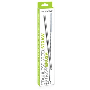 U-Konserve Stainless Steel Straw + Brush