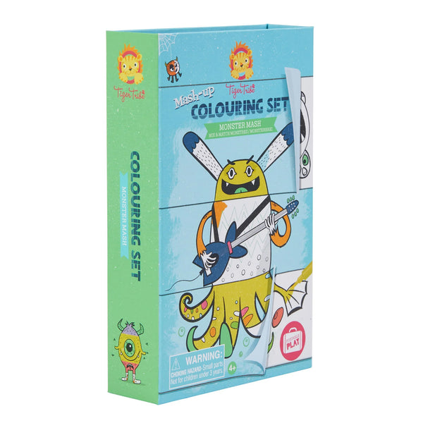 Tiger Tribe Monster Mash Colouring Set