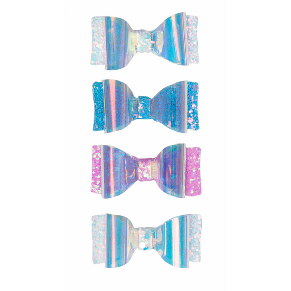 Great Pretenders Glow Bow Hair Clips
