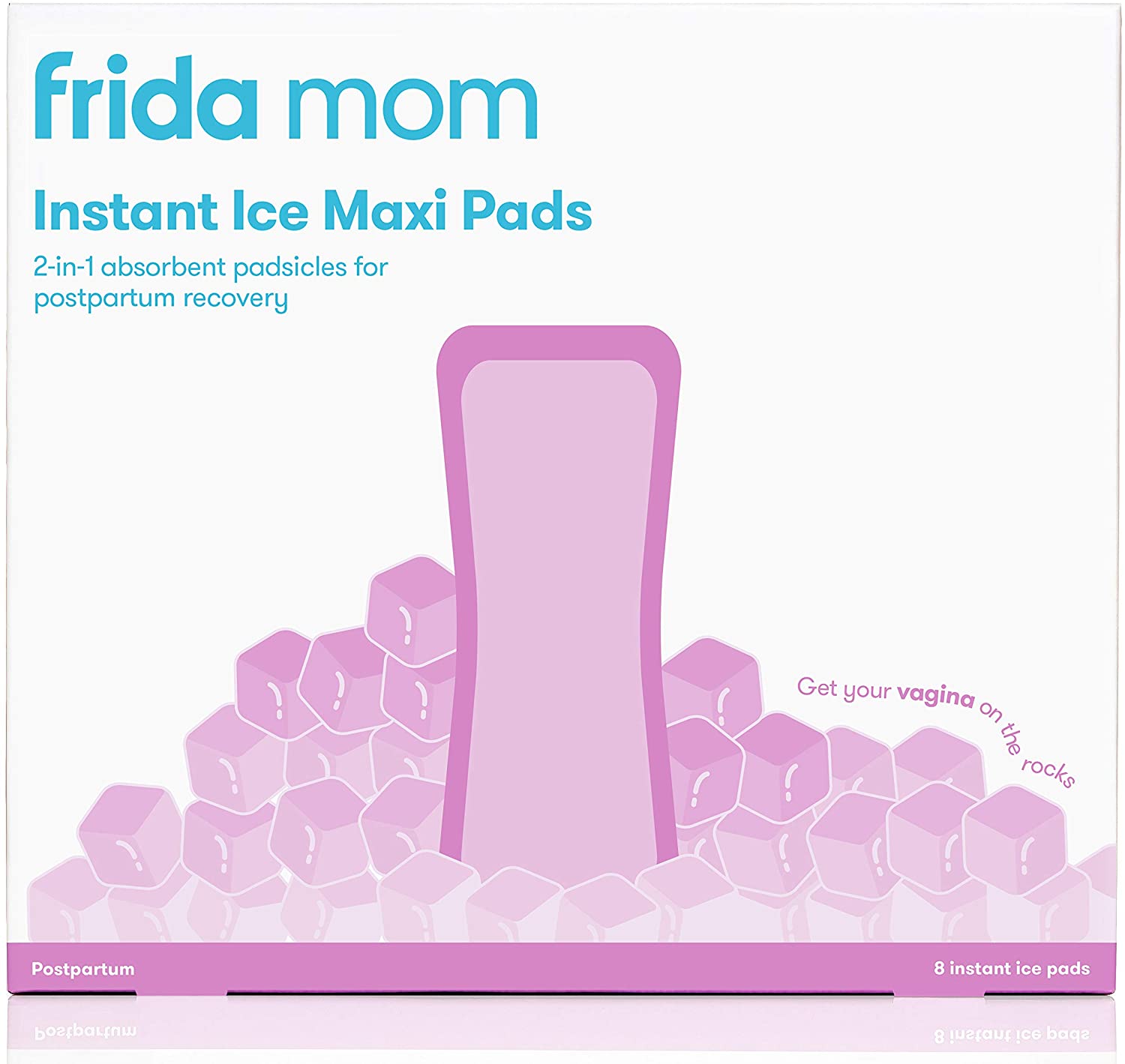 Fridababy Mom 2-In-1 Postpartum Absorbent Perineal Ice Maxi Pads – Jill and  the Beanstalk