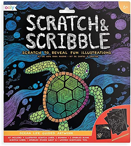 Princess Garden Scratch and Scribble Scratch Art Kit