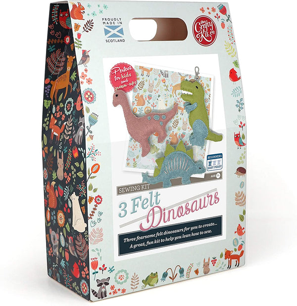 The Crafty Kit Co Dinosaur Sewing Kit