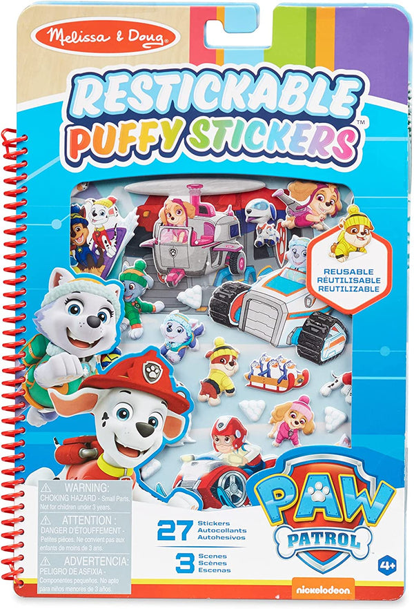 Melissa and Doug Restickable Paw Patrol Puffy Stickers